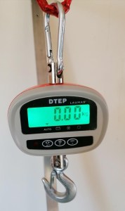 ISDTEP függőmérleg, darumérleg 50kg/0,01kg