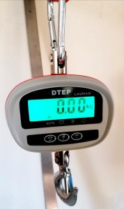 ISDTEP függőmérleg, függeszthető mérleg, darumérleg 300kg/0,05kg