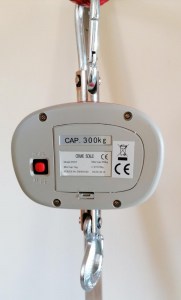 ISDTEP függőmérleg, függeszthető mérleg, darumérleg 300kg/0,05kg